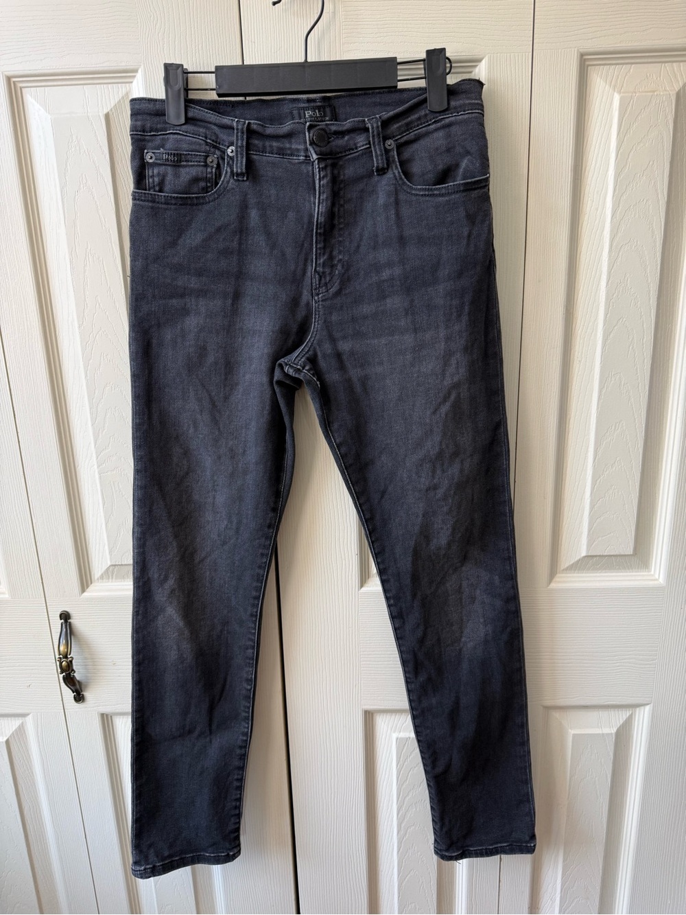 Polo Ralph Lauren Boys 16 The Sullivan Slim Jeans Dark Gray Denim